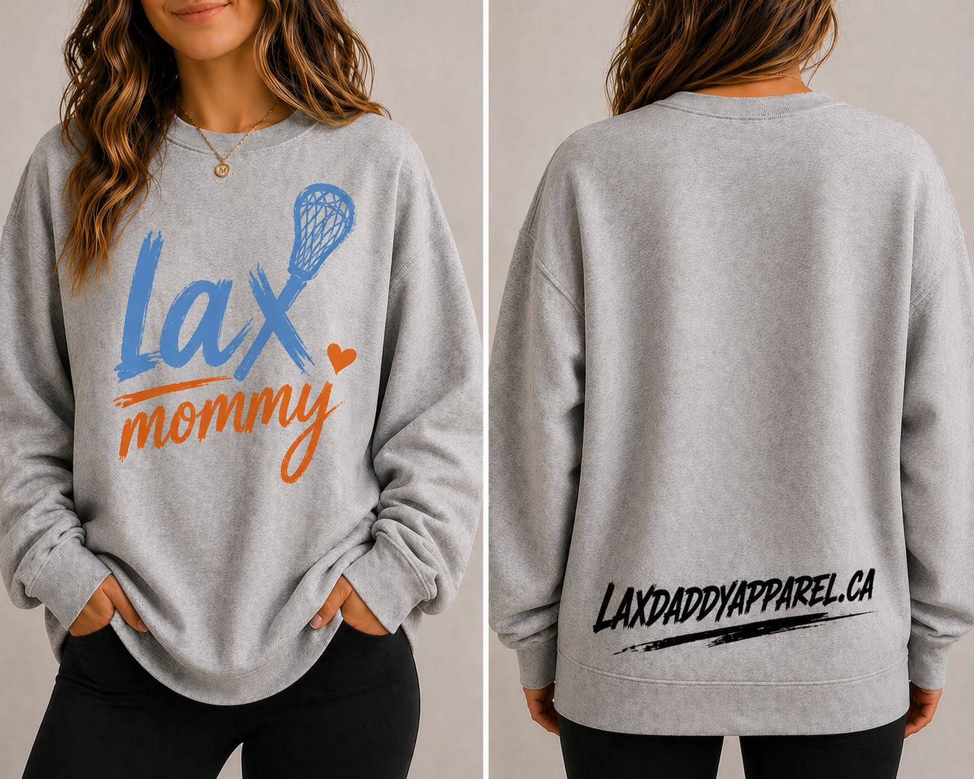 LAX MOMMY CREW NECK SWEATER